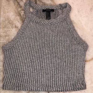 Forever 21 Heather Grey Halter Top